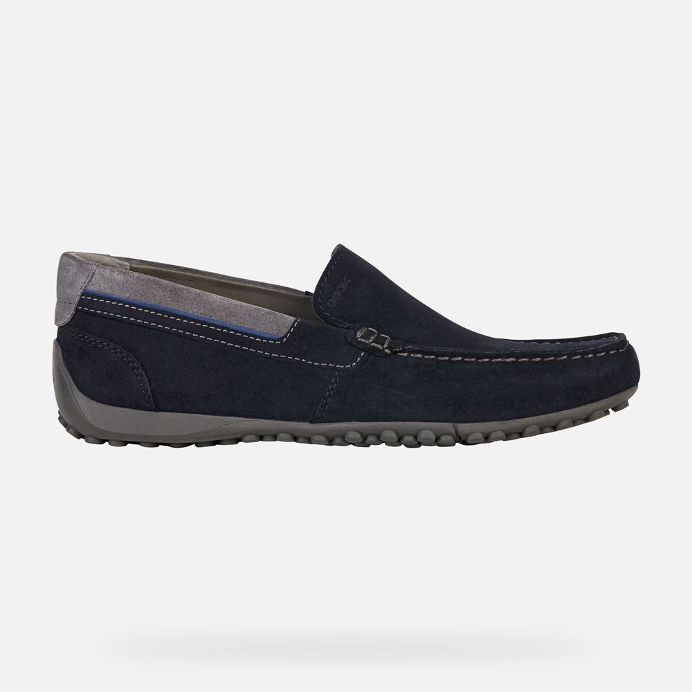 Mocassin Geox Snake - Bleu Marine - Homme 486130-GQJ